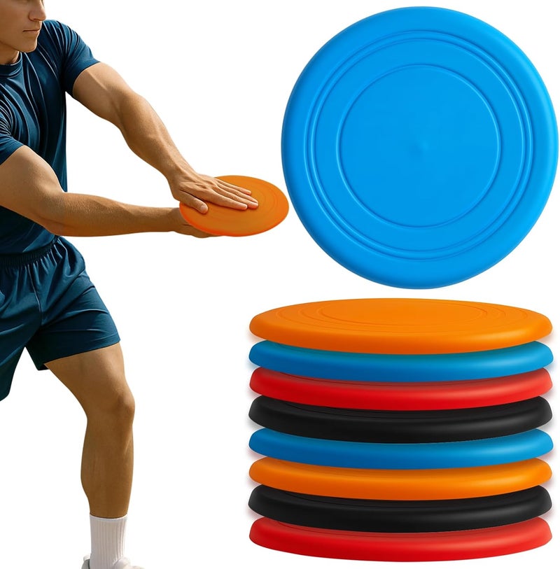 Kivan Base 8Pcs Swing Disk Baseball Swing Trainer, 7 Inch Colorful Softball Training Equipment for Batting Mechanics & Swing Analysis, Lightweight Durable Hitting Aid for Baseball & Softball Players - Image 1